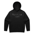 REDEMPTION VALLEY BLACK HOODED PULLOVER