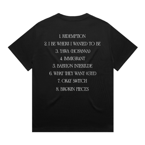 REDEMPTION VALLEY BLACK T-SHIRT