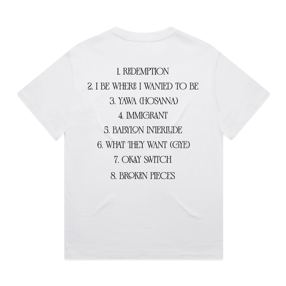 REDEMPTION VALLEY WHITE T-SHIRT